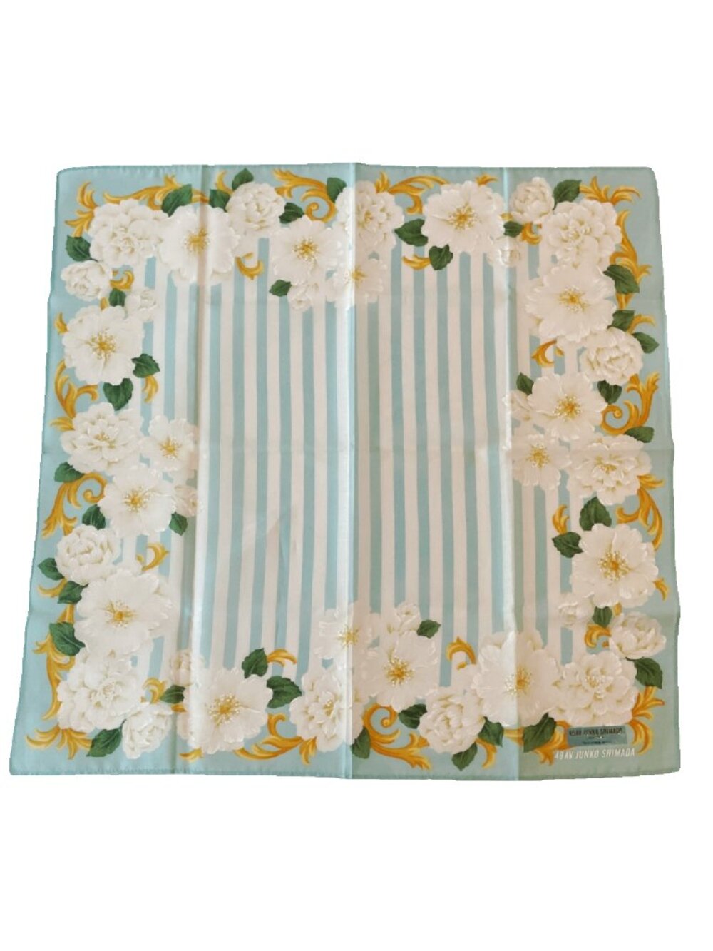 NWT Junko Shimada Cotton Floral Scarf